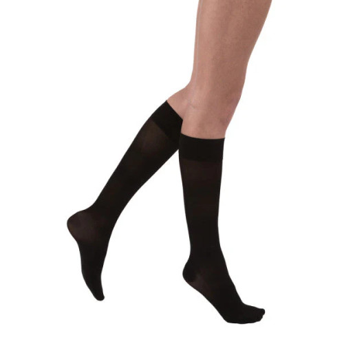 BSN - BSN 7768133 - PR/1 JOBST UltraSheer Knee High SoftFit Stockings, Closed Toe, X-Large, Black, 30-40 mmHg