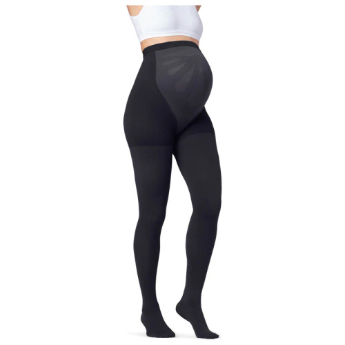 BSN - BSN 7861931 - PR/1 JOBST Opaque Maternity Waist High High, Closed Toe, Medium, Anthracite, 15-20 mmHg