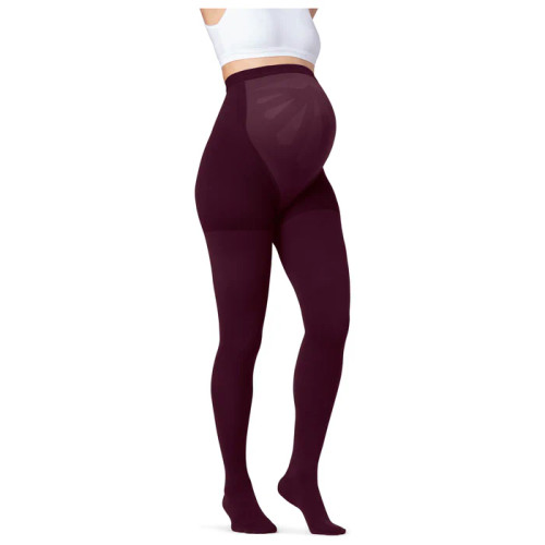 BSN - BSN 7861942 - PR/1 JOBST Opaque Maternity Waist High High, Closed Toe, Large, Cranberry, 15-20 mmHg