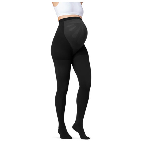 BSN - BSN 7861952 - JOBST Opaque Maternity,Waist High High, Closed Toe,Large,20-30 mmHg,Black