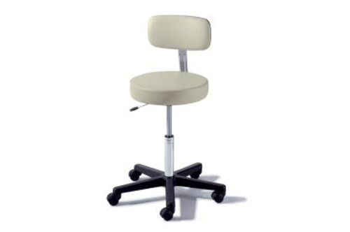 Midmark Corporation - MID 277-001-814 - EA/1 Physician Stool Airlift w/ Back 5 Cstr Hand Release, Stone Midmark Corporation - MID 277-001-814 - EA/1 Physician Stool Airlift w/ Back 5 Cstr Hand Release, Stone