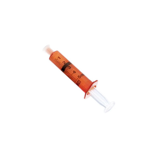 CASE - Oral Syringe, Tip Cap, Amber  (100 each/pack, 5 pack/case)