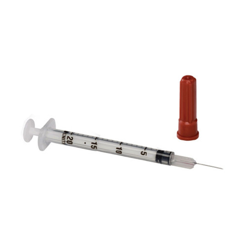 Monoject™ Veterinary Insulin Syringe, 1mL, 29GA Needle BX/100