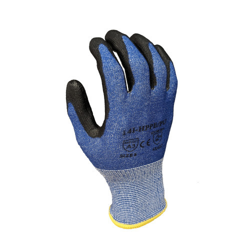 High Performance Polyethylene (HPPE)Cut- Resistant Gloves W/Polyurethan E Palm Coat