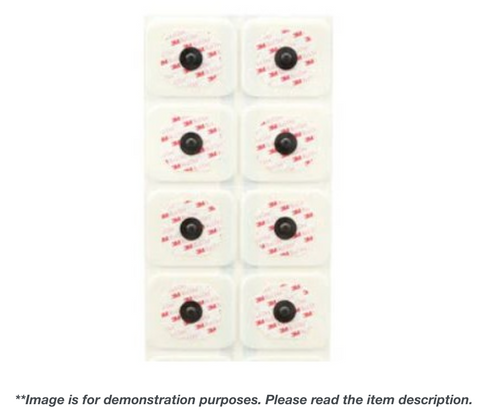 3M 2570-5 BG/5 Electrode ECG ADULT FOAM RECTANGULAR SOLID GEL RADIOLUCENT RED DOT