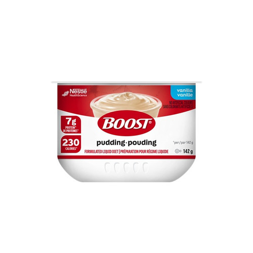 BOOST® Pudding, Vanilla, 12(4x142g) CS/48