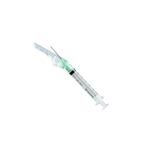 TER SG3-01T2516 BX/100 SAFETY SYRINGE, 1ML, 25G, 5/8IN