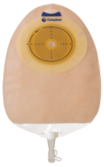 SENSURA 1-PIECE OPAQUE CONVEX LIGHT Urostomy Pouch, CUT-TO-FIT UP TO 1 1/4" (33mm) BX/10 (COL-11811)