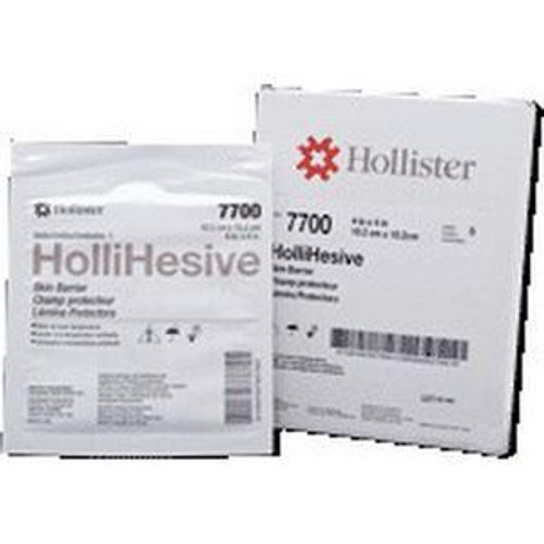 HOLLIHESIVE Skin Barrier 4'X4' (10X10CM) BX/5 (HOL-7700) (Hollister 7700) HOLLIHESIVE Skin Barrier 4'X4' (10X10CM) BX/5 (HOL-7700) (Hollister 7700)