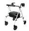 Medline MDS86835W ROLLATOR,LUXE,WHITE