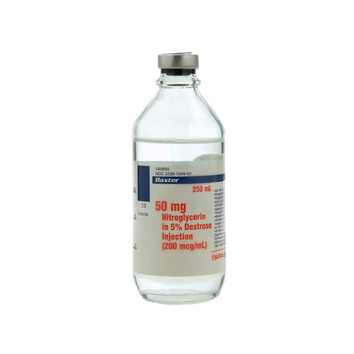Buy Online BAXTER JA0694 NITROGLYCERIN IN 5% DEXTROSE INJECTION Canada
