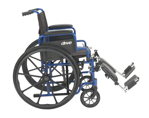 Viper Wheelchair with Flip Back Removable Arms, Desk Arms, Elevating L