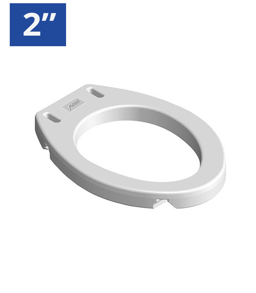 MOBB 2” Raised Toilet Seat MHERTS2 Elongated Lifesupply.ca
