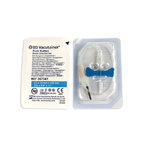 【6’2″ 】TABLET THUMB DURA-FLEX5 Bd 367341 Vacutainer Push Button Blood Collection Sets