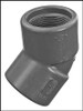 Lasco 1 1/2" 45 Degree Elbow PVC Pipe Fitting SCH 80 FPT X FPT (#819-015)