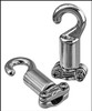 Perma-Cast Company 3/8" & 1/2" Chrome Cleat Type Rope Hook (Bag Of 2) (#PH-52)