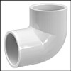 Lasco 1 1/2" X 1 1/2" 90 Degree Elbow PVC Slip X Slip (#406-015)
