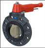 TVI Thermoplastic Valves 4" Plastic Wafer Valve With Handle (Substitute V1406) (#0400BFPX0EEWML)