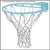 Dunn-Rite Products Basketball Net For Splash & Slam Set (#BBN200HD)