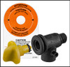 Jacuzzi 1/4" Bleeder Tee Air Valve Assembly Kit For Cantar Eartworks DE Filters (#42297200K)