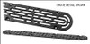 AQUASTAR 32" FLAT GRATE ONLY BLACK