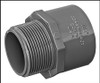 LASCO PVC #836-015 - MALE ADAPTOR (SCH 80) 1-1/2"