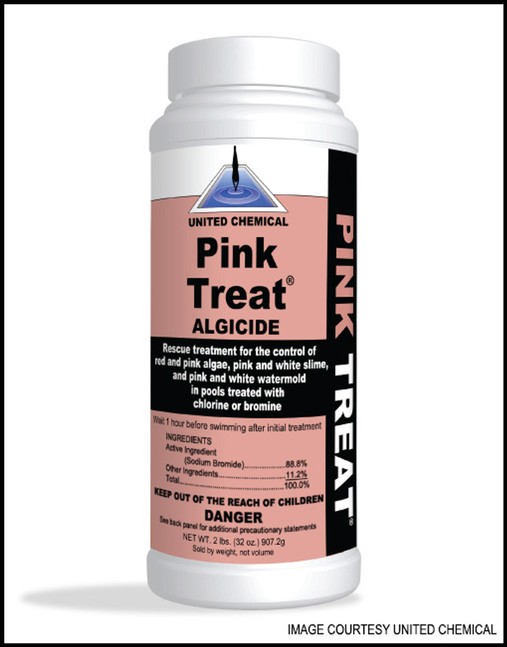  UNITED CHEMICAL PINK TREAT ALGICIDE 2 LB BOTTLE 