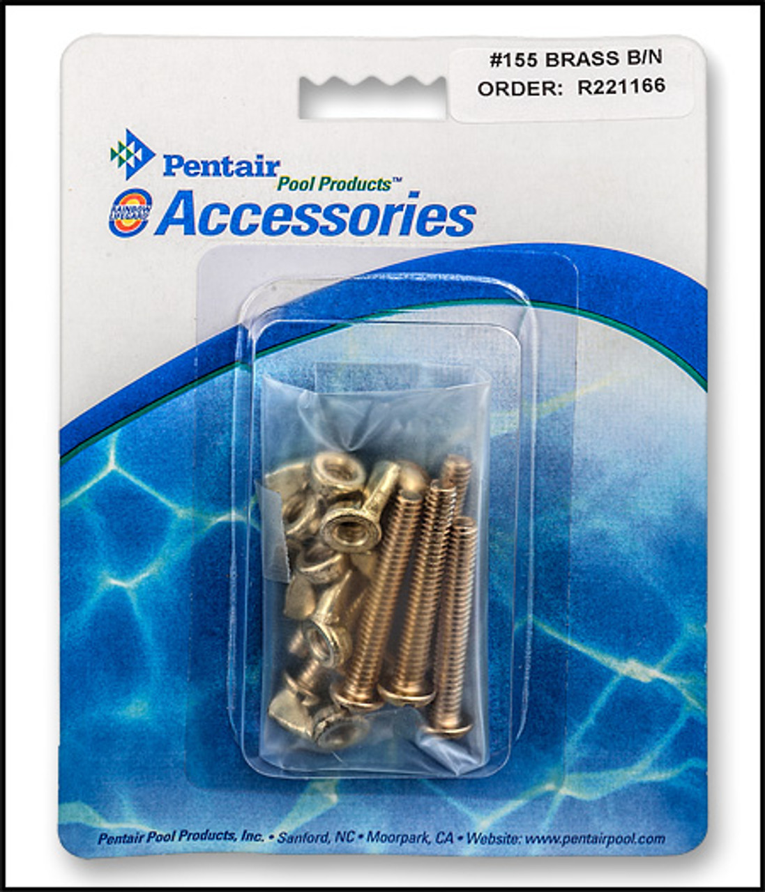 PENTAIR #R221166 POLE - WING, NUTS & BOLTS -  BAG OF 6