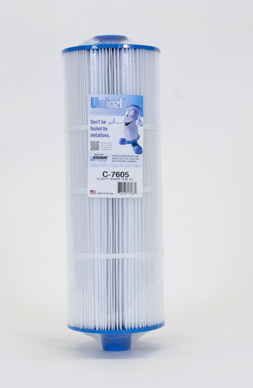 Replacement Filter Cartridge for Baker Hydro HM 50 - Replaces: Unicel: C-7605 - Filbur: FC-0720 - Pleatco: PBH50