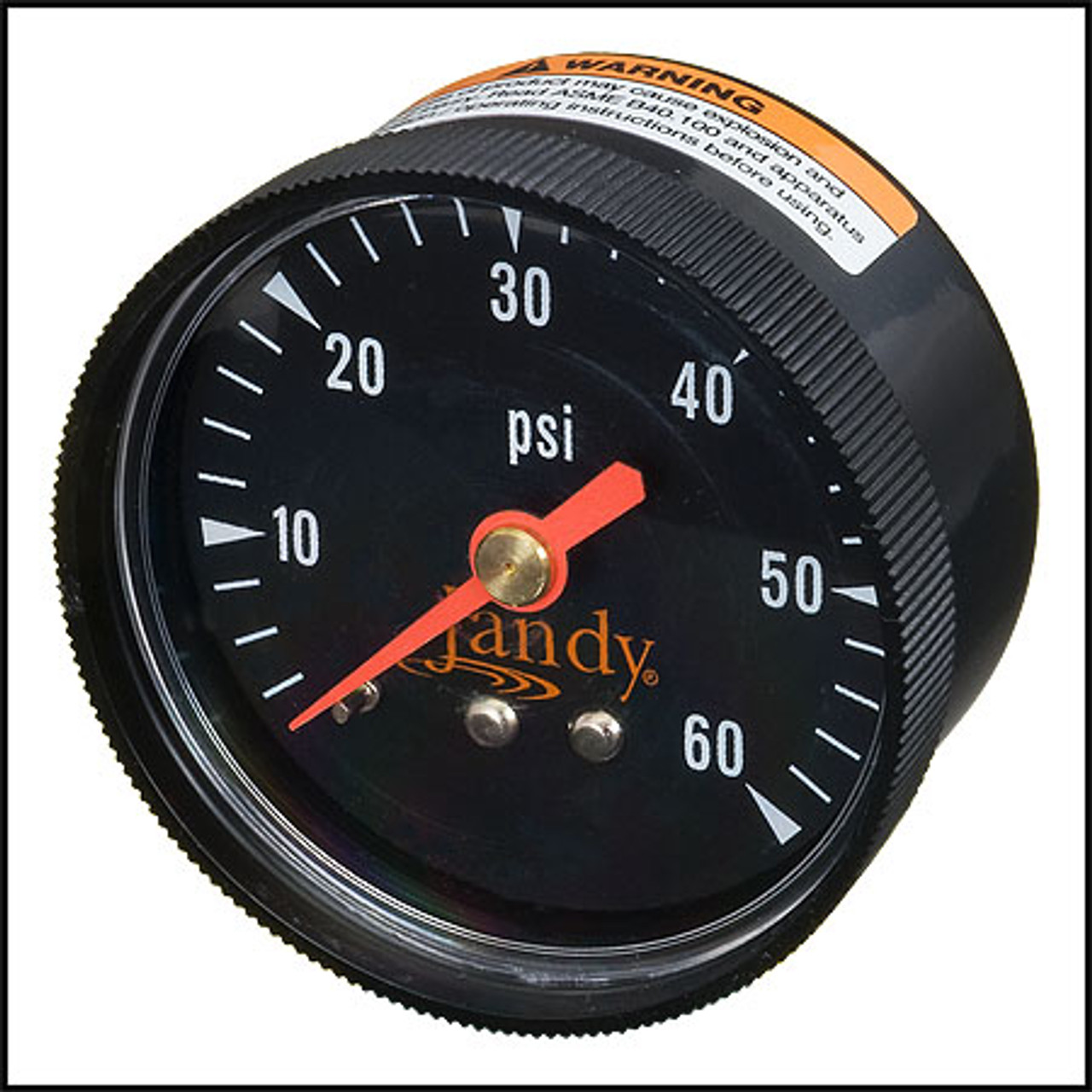 Jandy/Zodiac Back Mount Pressure Gauge With O-Ring For CL And DEL Filter (#R0359600)