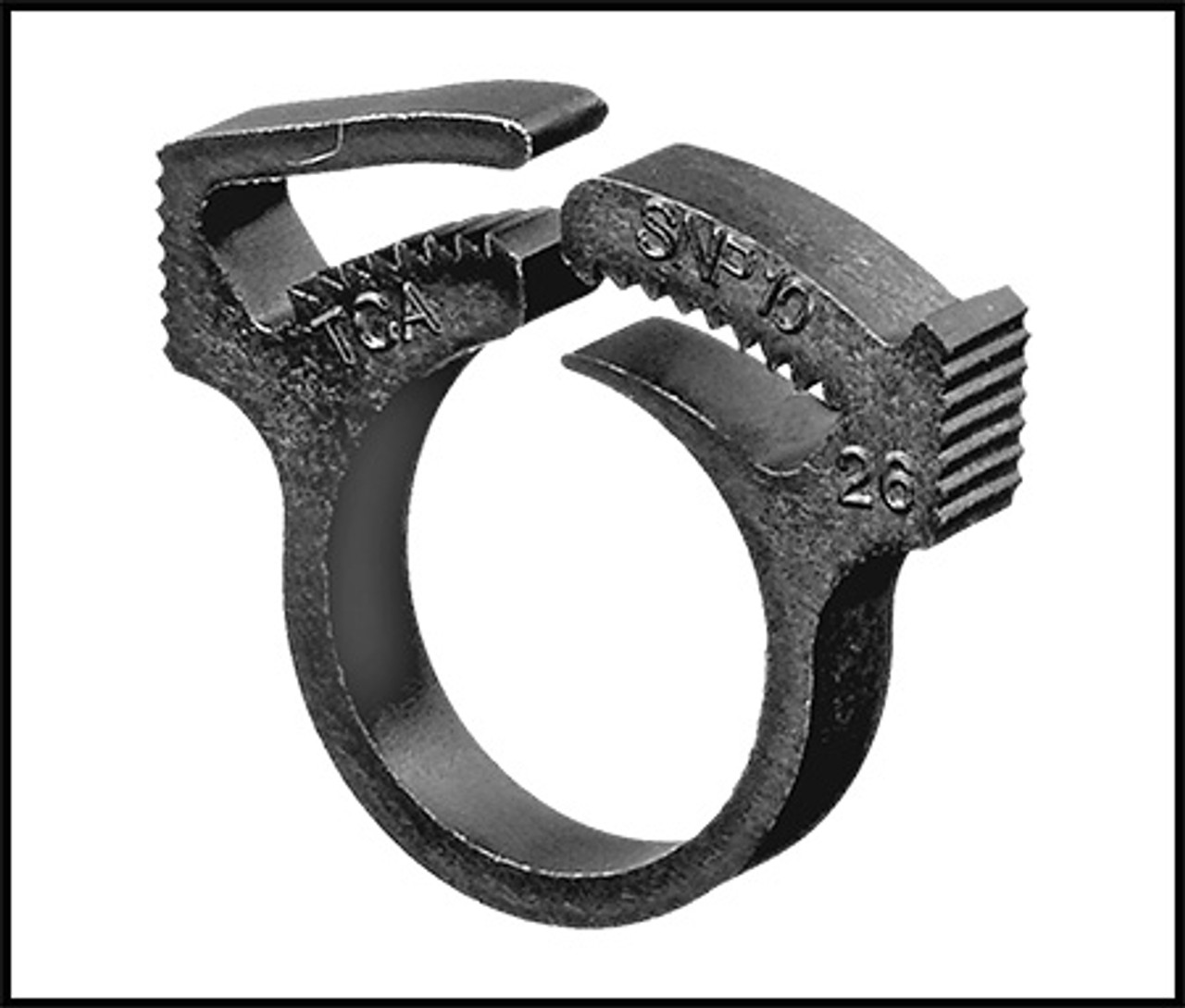 Polaris 280/ 360/ 380 Black Sweep Hose Attachment Clamp (#B16)