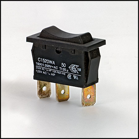 Raypak RP2100 Capron Heater Rocker Switch Electronic IID Unit (650903)