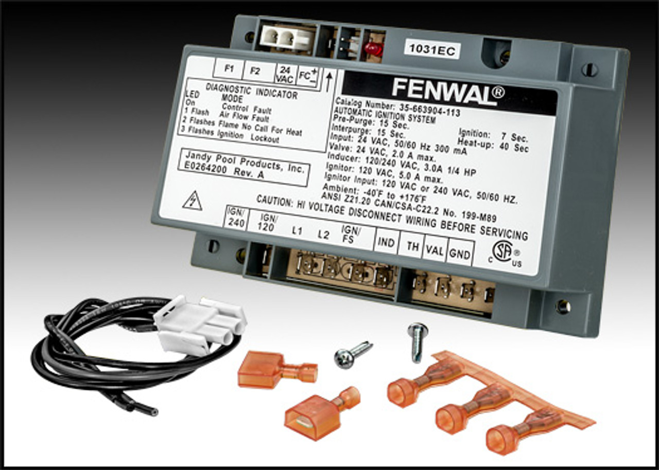 Jandy/Teledyne Laars Hi-E2 Gas Heater Ignition Control (#R0408100)