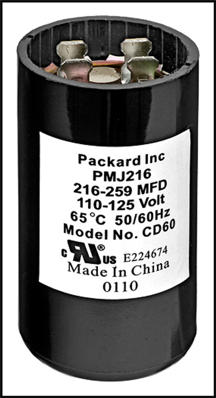 U.S. Seal MFG Corp. 216-259 MFD 115V Start Capacitor (#BC-216)