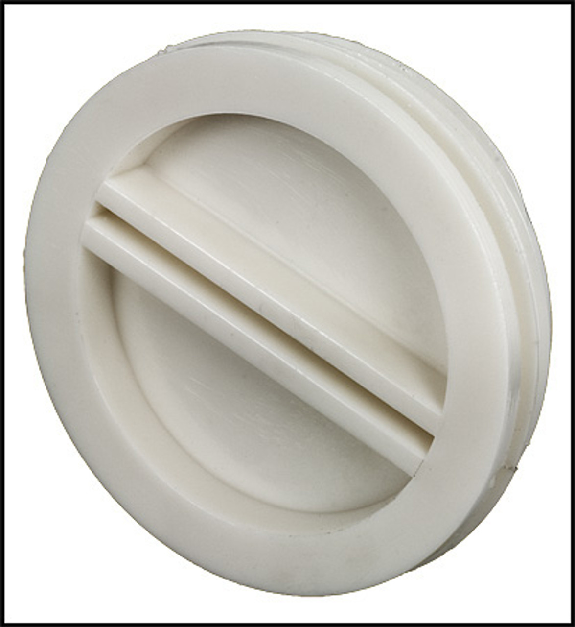 Pentair White 1 1/2" Flat Plastic Plug (#R22010)