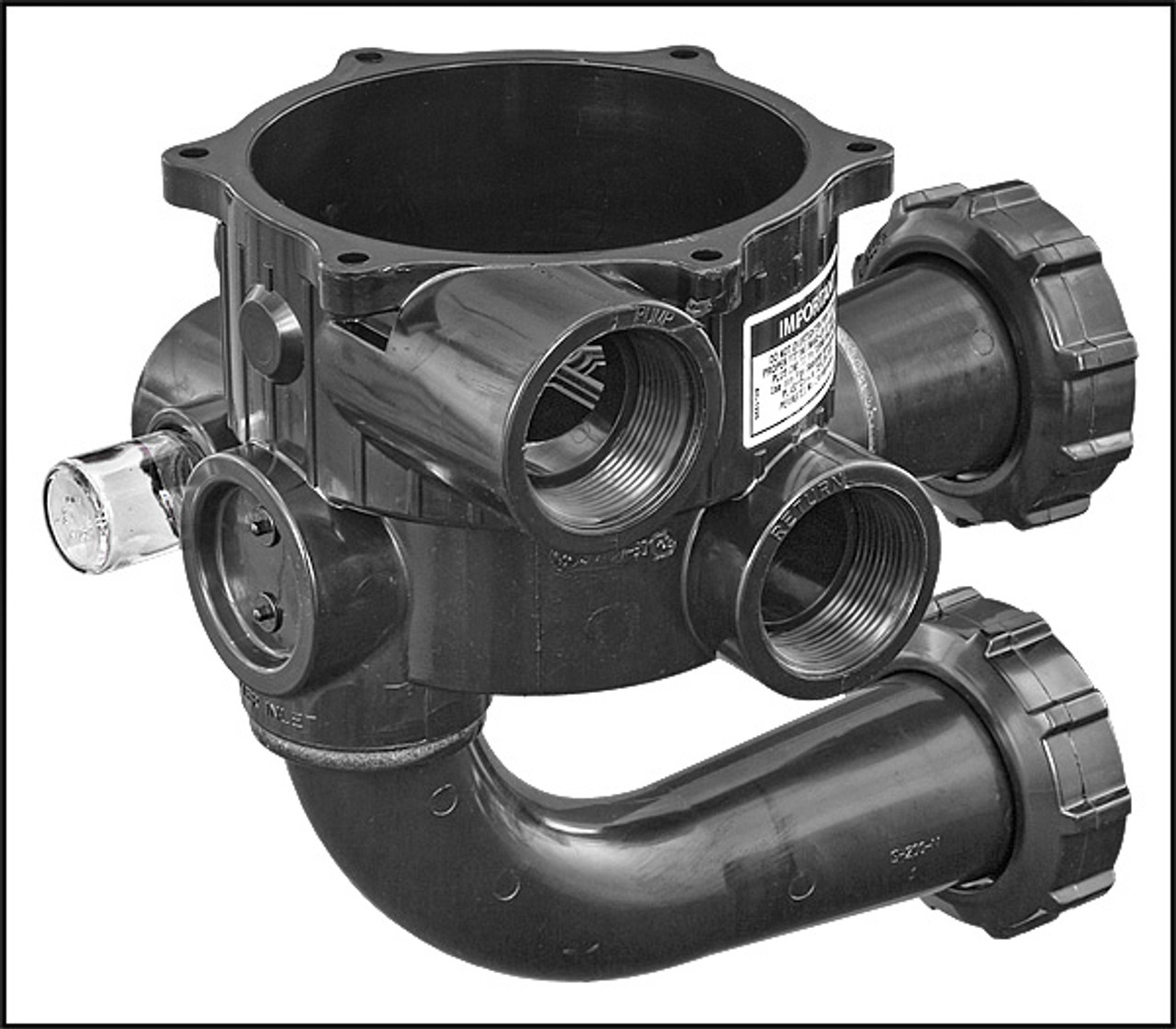 Hayward Valve Body With Gasket And Sight Glass For DE Series (#SPX0710XR50AA)