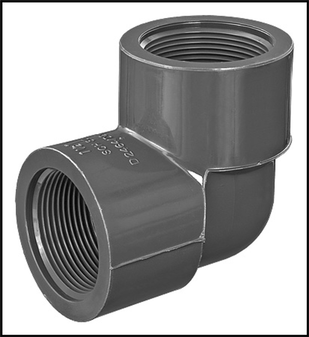 Lasco 1 1/2" 90 Degree Elbow Pipe Fitting SCH 80 FPT X FPT (#808-015)