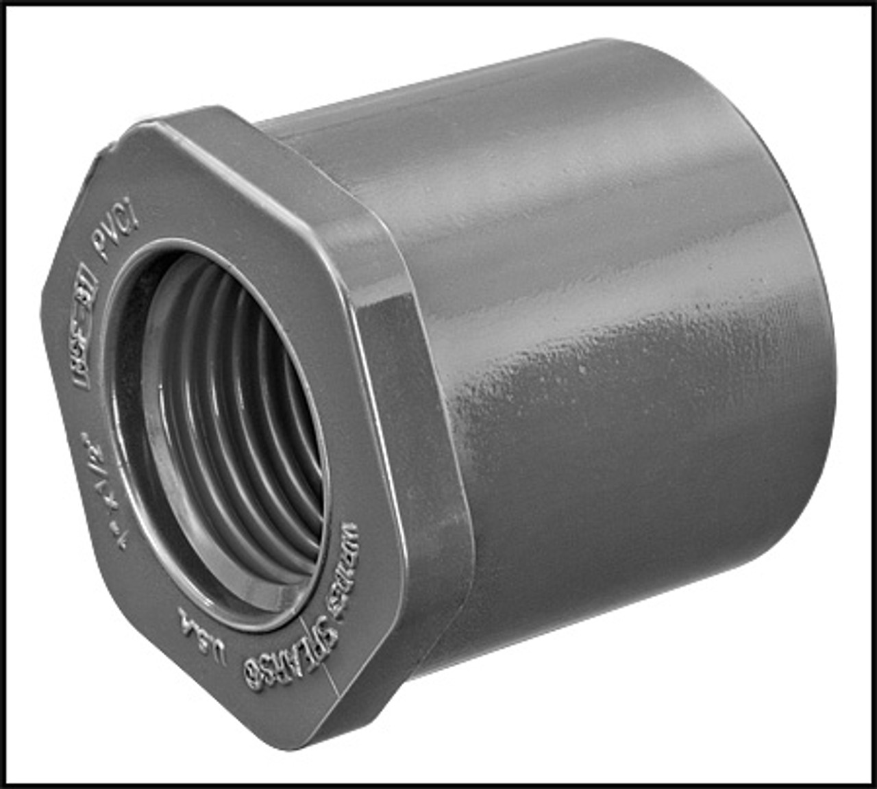 Lasco 1" X 1/2" Reducer Bushing SCH 80 Slip X FPT (#838-130)