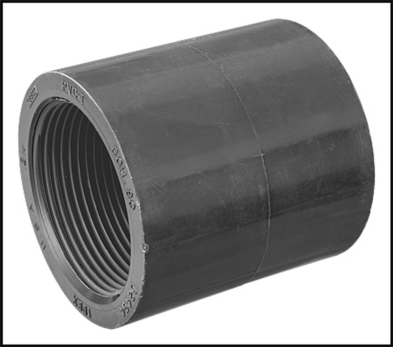 Lasco 2 1/2" Coupling SCH 80 FPT X FPT (#830-025)