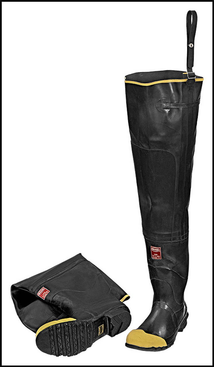 Tipco Size 13 PVC Rubber 3/4 Hip Boots (#2HS6231-13)