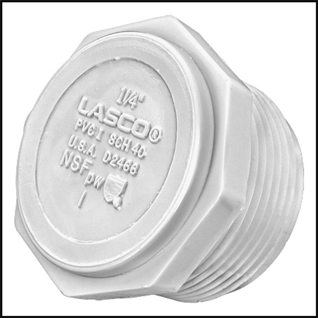 Lasco 1 1/4" Threaded Plug MPT (#450-012)