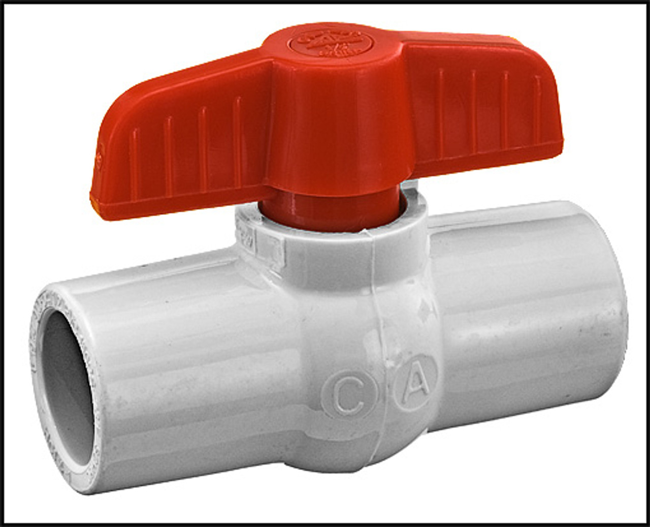 American Granby Inc. Harvard 1/2" S X S PVC EDPM Seat Ball Valve (#HMIP50SE)