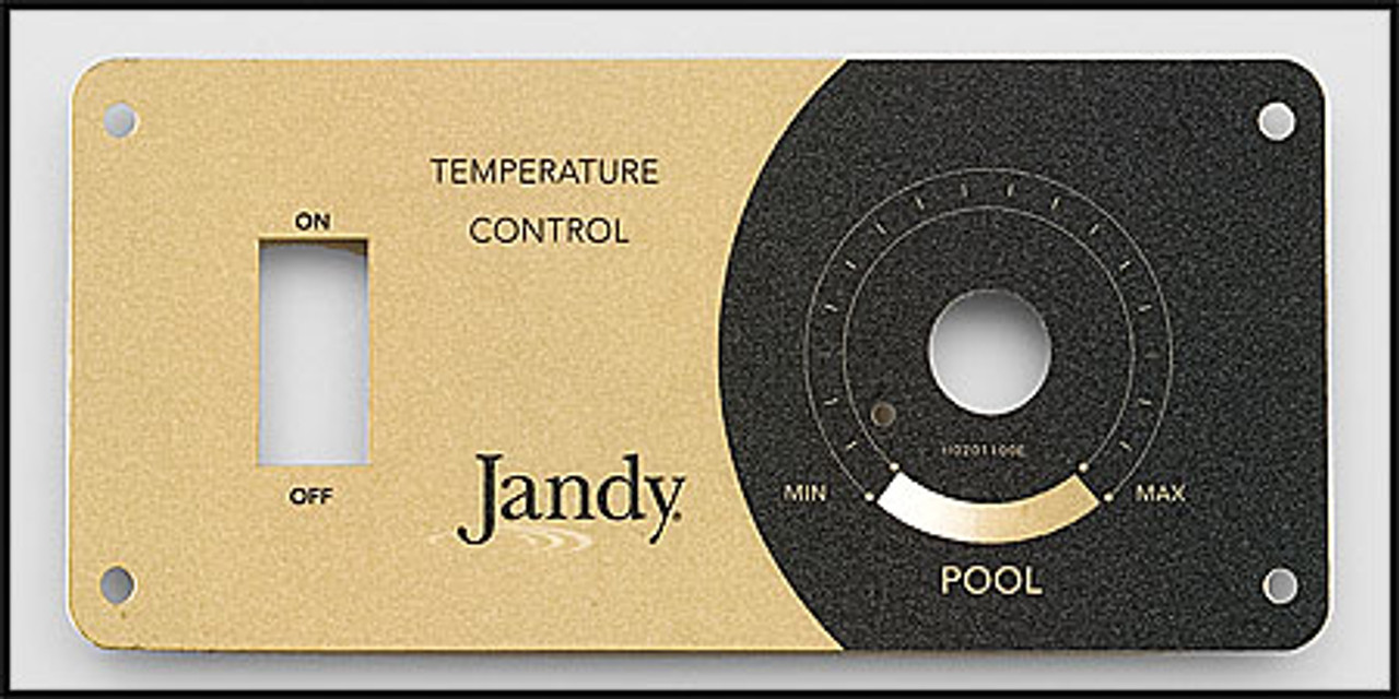 LAARS H0201100 TEMPERATURE CONTROL LABEL