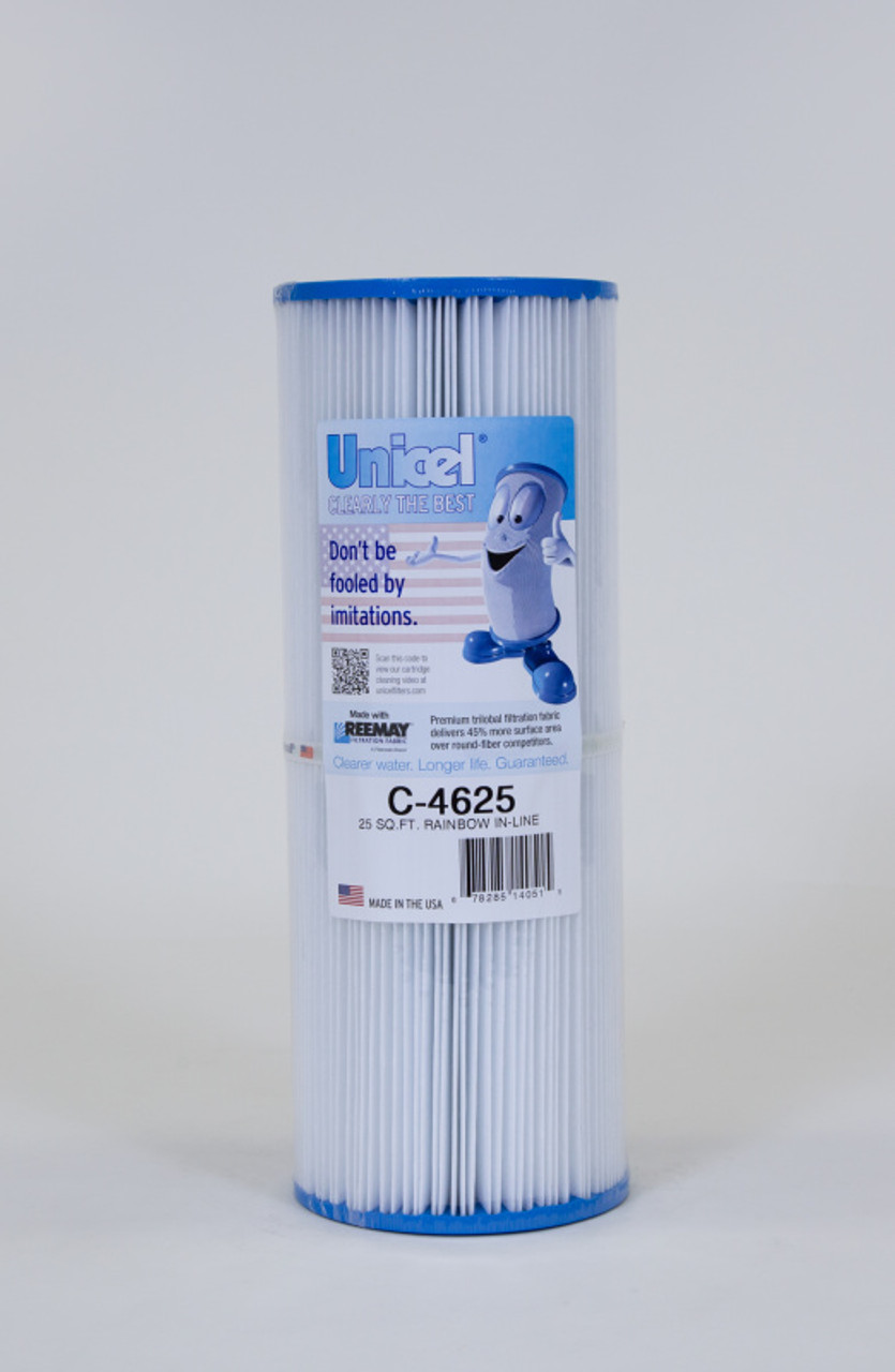 Replacement Filter Cartridge for Dynamic Series II & III - RTL/RCF, Series I - Model RDC, Series IV - DFM, DFML, Waterway - Replaces: Unicel: C-4625 - Filbur: FC-2370 - Pleatco: PRB25-IN-4