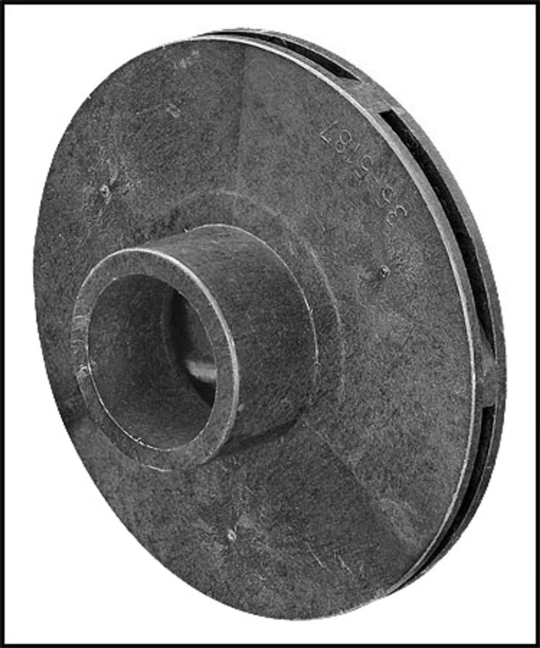 Pentair/PacFab Impeller For 3/4 HP Full Rated/1 HP Up-Rated Pumps (#355187)
