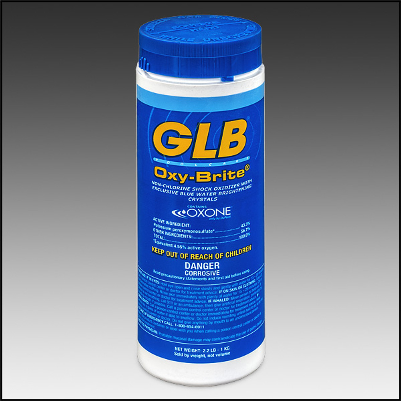 GLB OXY-BRITE  2.2 lb BOTTLE 