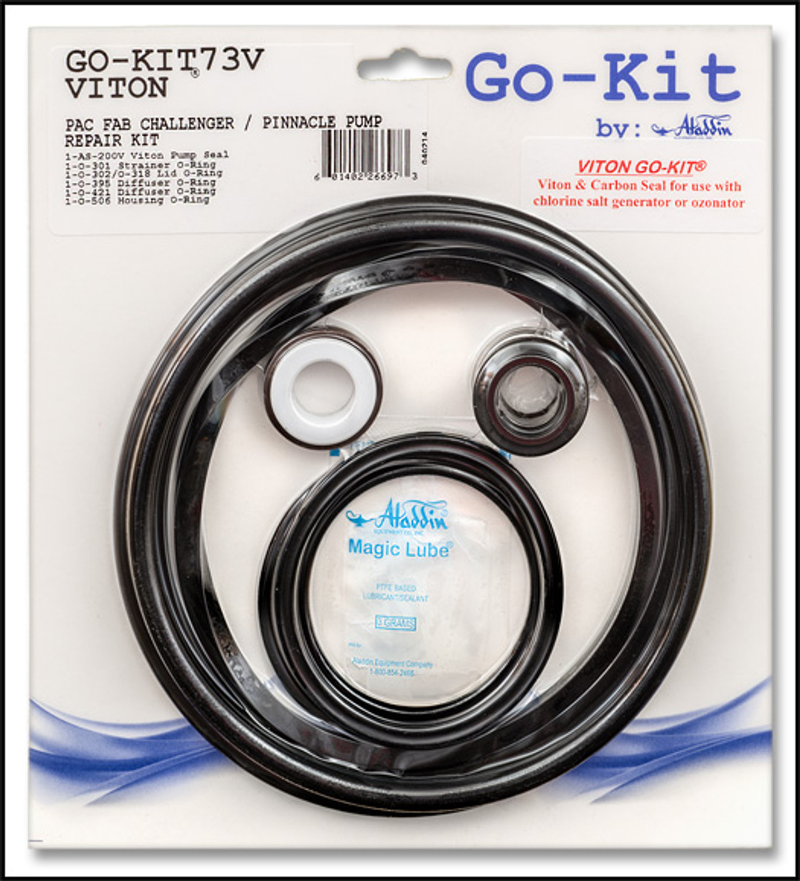 ALADDIN GO-KIT73V FOR CHALLENGER PINNACLE HI FLOW PUMPS REPAIR KIT