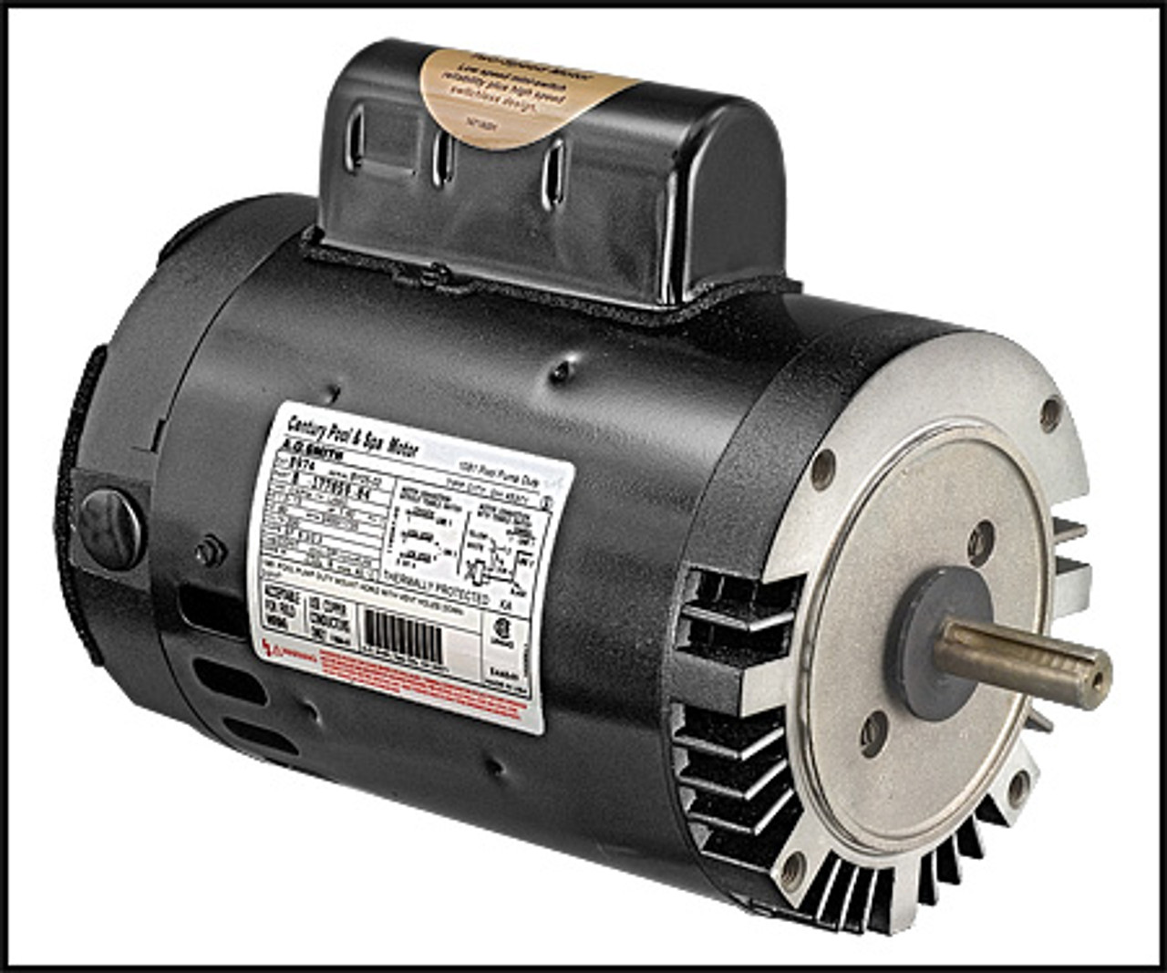 REGAL BELOIT PUMP MOTOR - KEYED SHAFT 1 HP 2-SPEED 230V  MAGNETEK #B974 