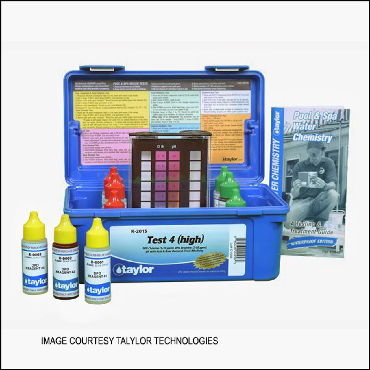 TAYLOR TEST KIT K-2015 B1082 CHLORINE DPD/pH/AD/TA , K-2015-6