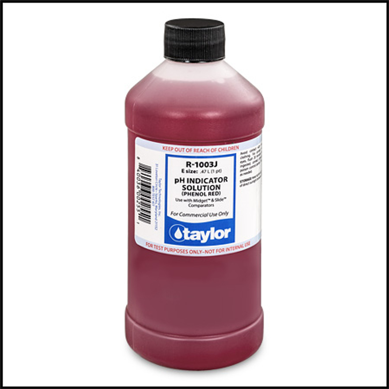 TAYLOR 16oz PHENOL RED TEST REAGENT B1136 REAGENT              R-1003J-E , R-1003J-E